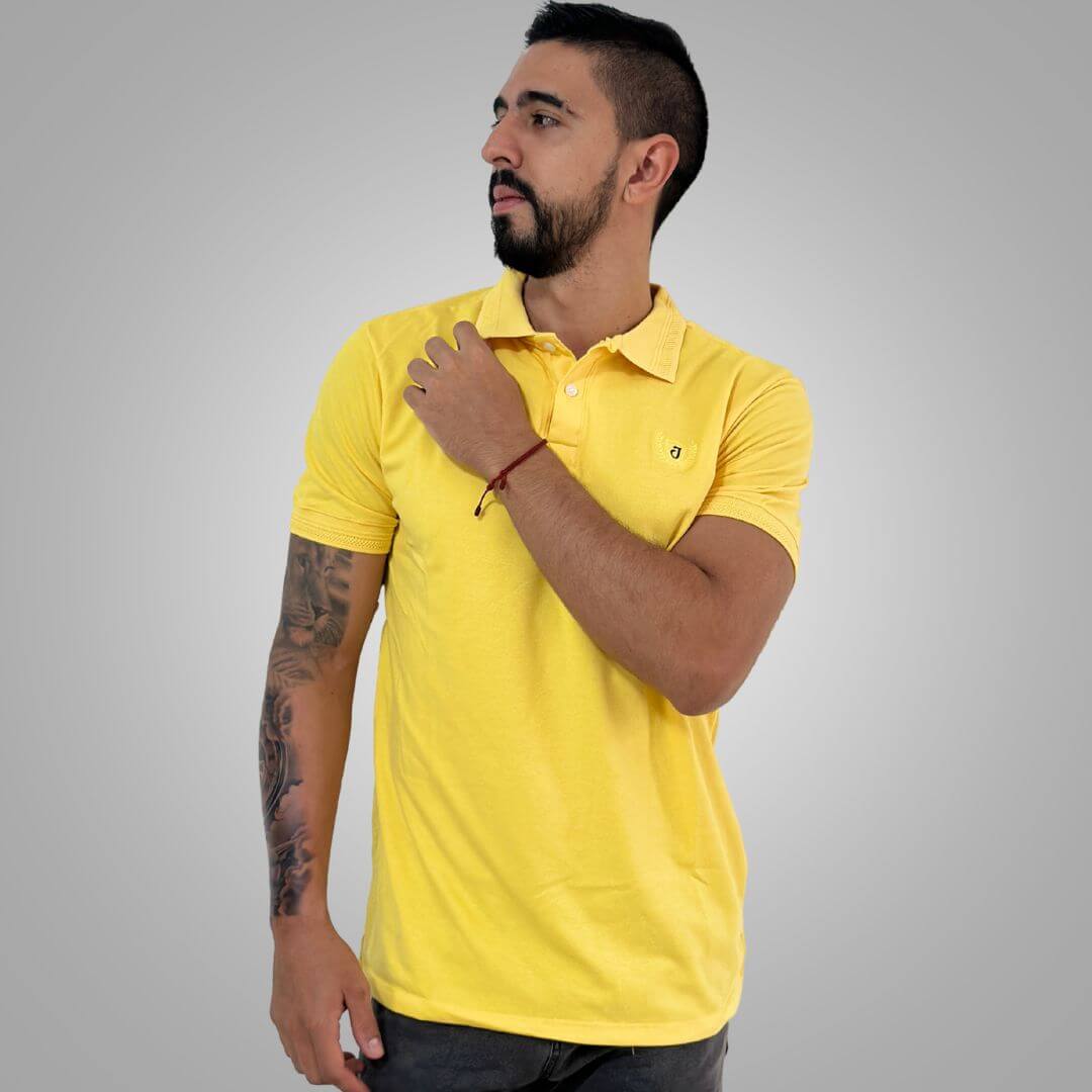 Camiseta Tipo Polo Caballero