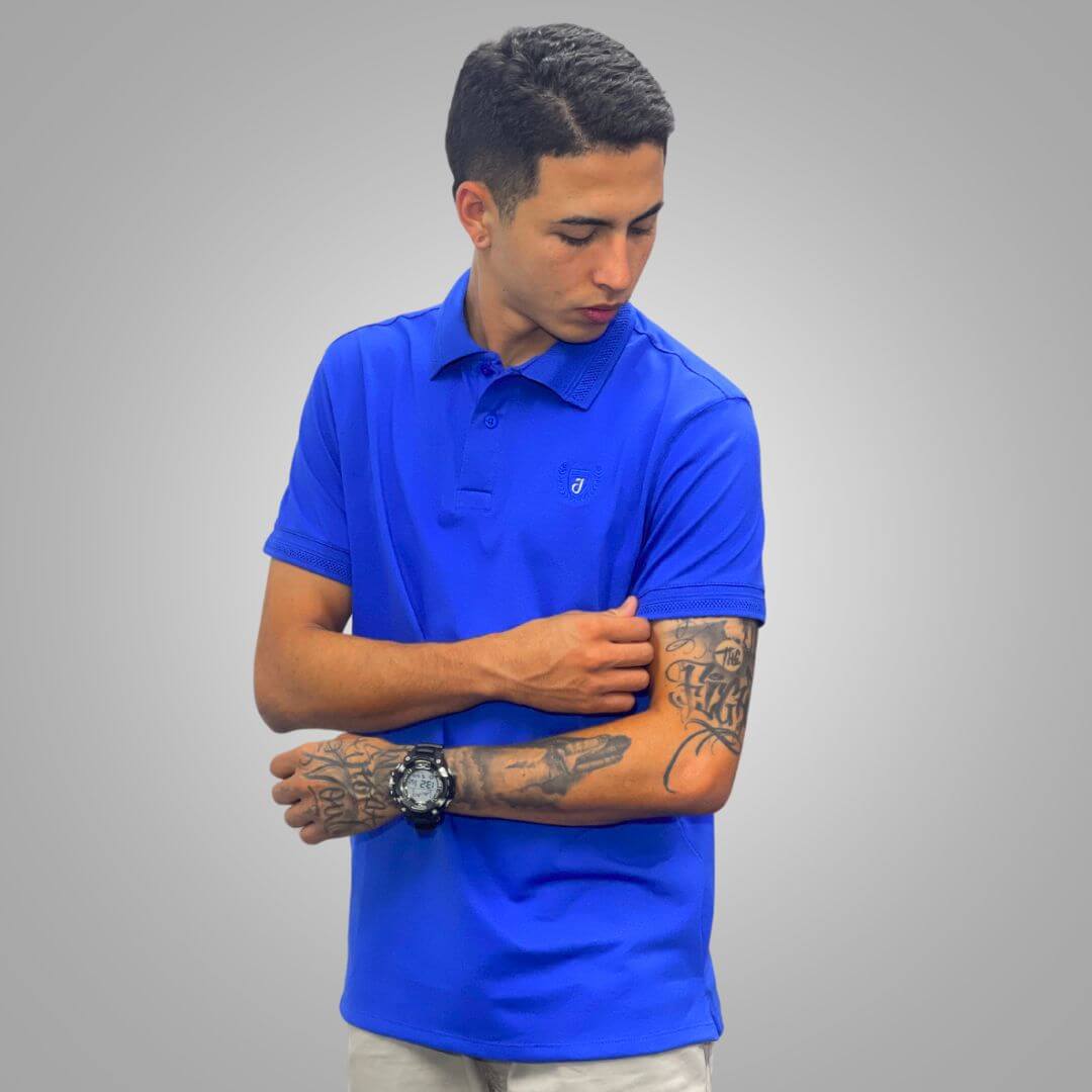 Camiseta Tipo Polo Caballero