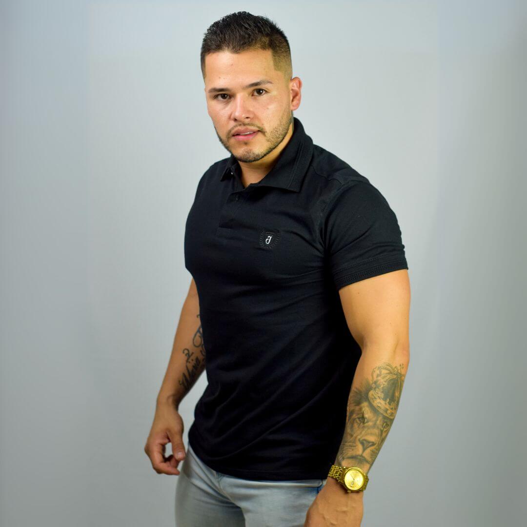 Camiseta Tipo Polo Caballero