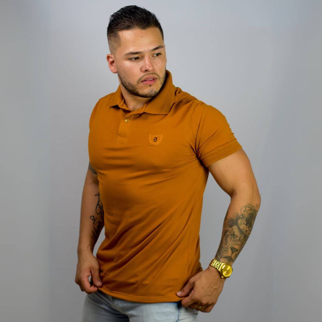 Camiseta Tipo Polo Caballero