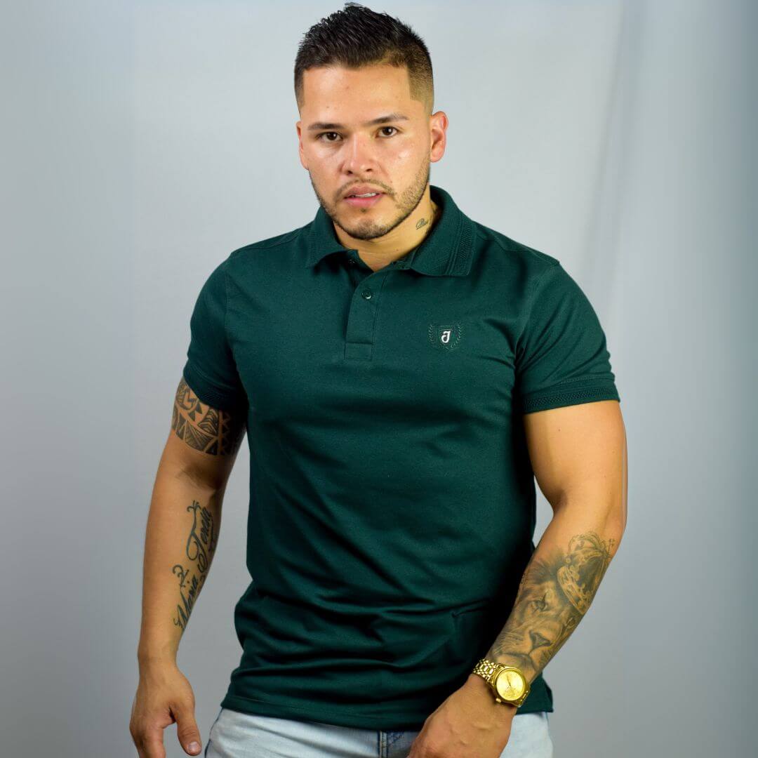 Camiseta Tipo Polo Caballero