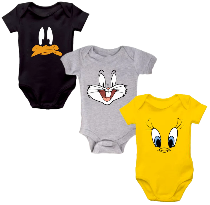 Body Mameluco Bebé Set X 3