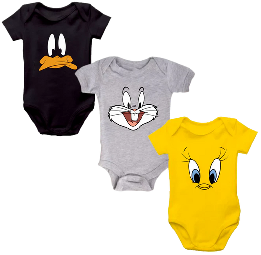 Body Mameluco Bebé Set X 3