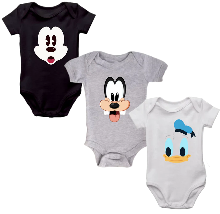 Body Mameluco Bebé Set X 3