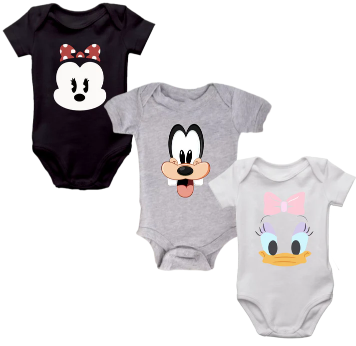 Body Mameluco Bebé Set X 3