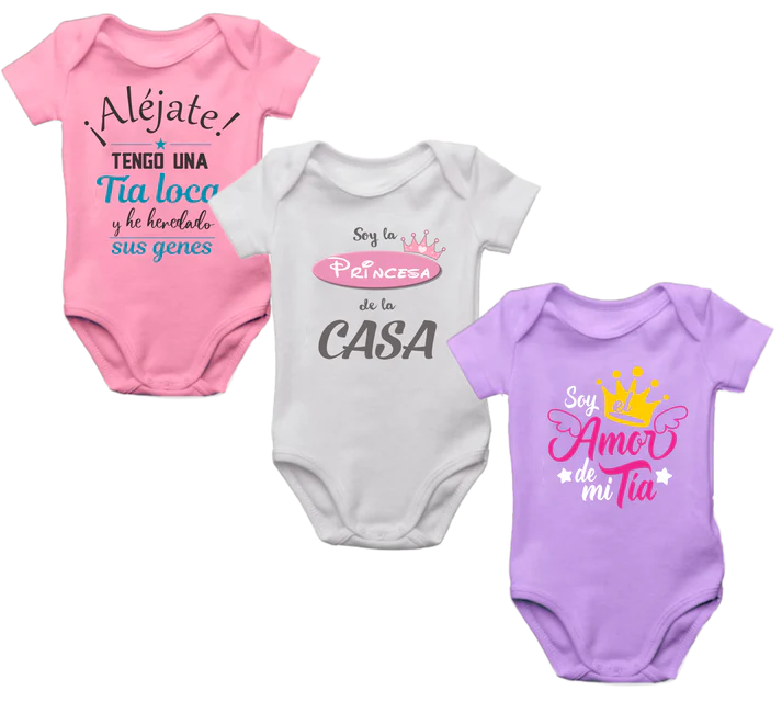 Body Mameluco Bebé Set X 3