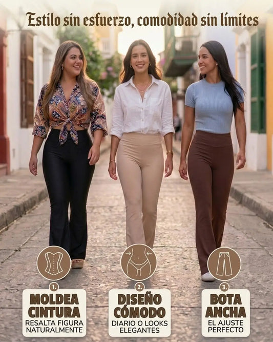 Leggins Bota Campana - Tela Suplex